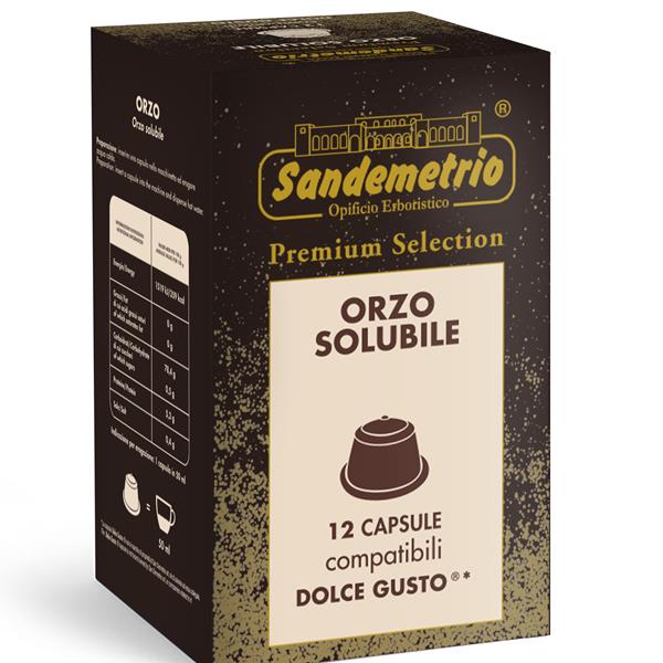 SANDEMETRIO 12 CAPSULE ORZO COMPATIBILE DOLCE GUSTO