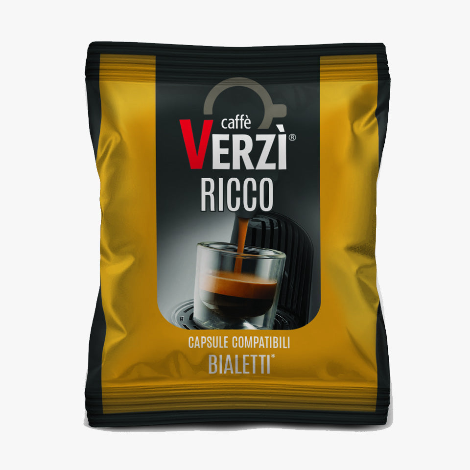 VERZÌ 100 CAPSULA COMPATIBILE BIALETTI RICCO