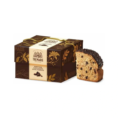 TRE MARIE IL PANETTONE CIOCCOLATO EXTRAFONDENTE IN SCATOLA REGALO DA 0,900 KG