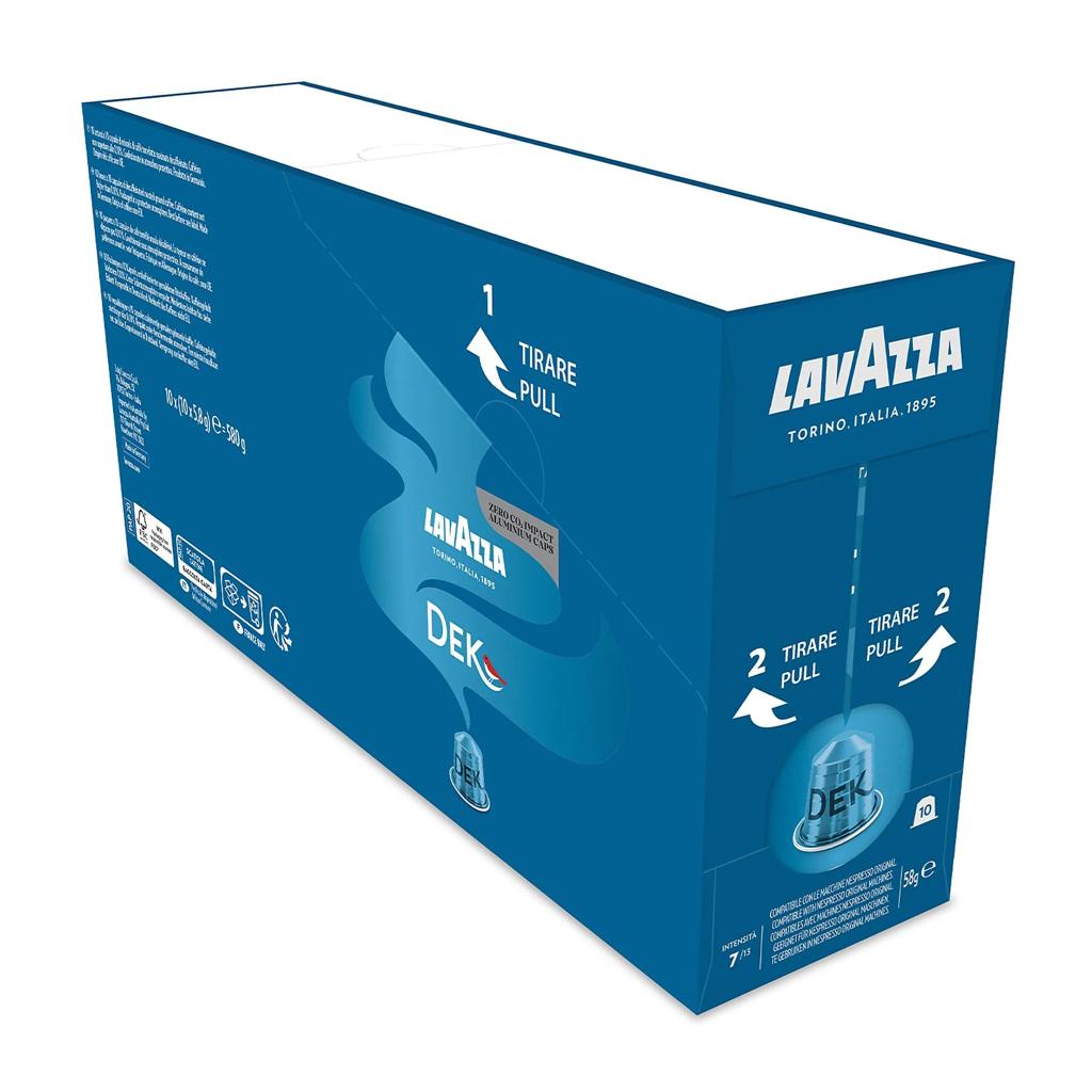 LAVAZZA ESPRESSO DEK compatibile nespresso 100 CAPSULE