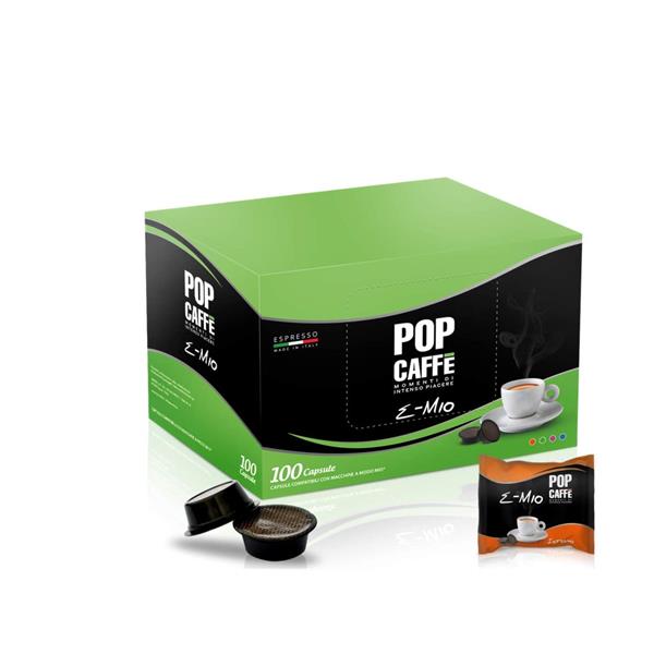 POP CAFFE 100 CAPSULE MISCELA INTENSO COMPATIBILE LAVAZZA A MODO MIO