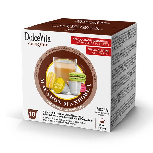 DOLCE VITA Scatola Dolce Vita Nespresso®* MACARON ALLA MANDORLA 40 pz.