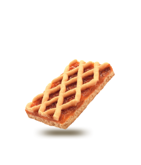 Crostata Falcone Albicocca e Pesca 60 GR 44 PZ