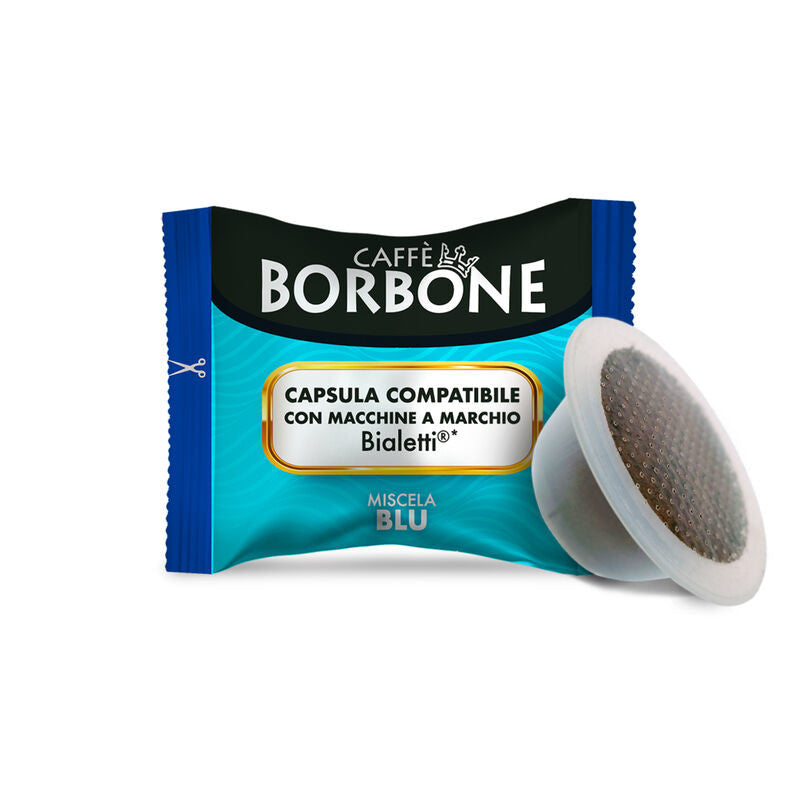 CAFFÈ BORBONE MISCELA BLU compatibile bialetti 100 capsule