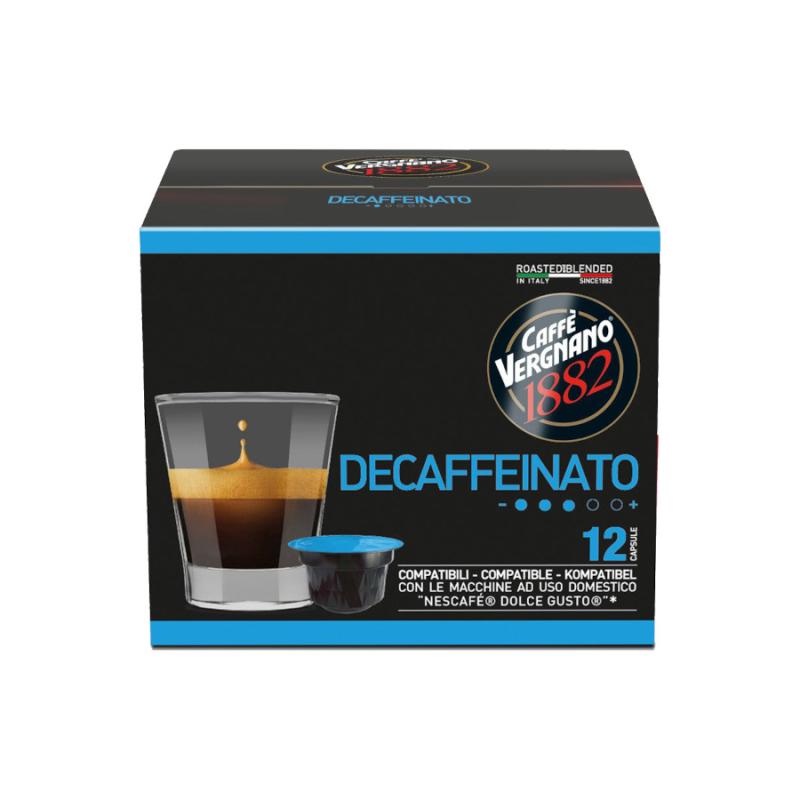VERGNANO 72 CAPSULE COMPATIBILI PER DOLCE GUSTO* - Miscela Decaffeinato