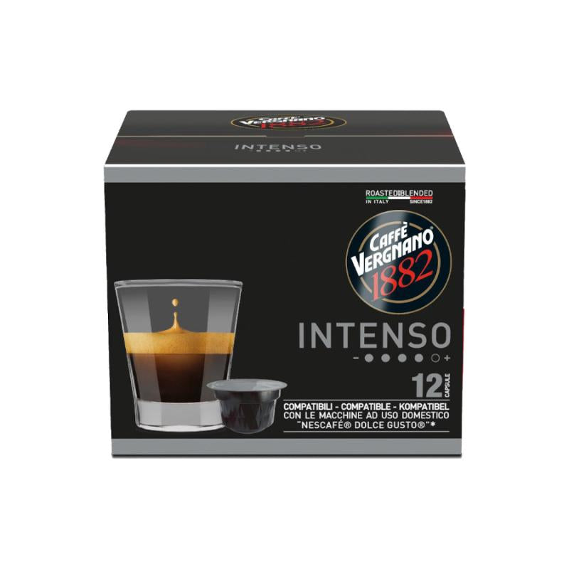 VERGNANO 72 CAPSULE COMPATIBILI PER NESCAFE' DOLCE GUSTO* - Miscela INTENSO