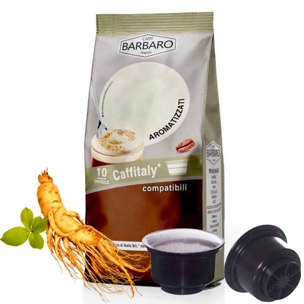 BARBARO 100 CAPSULE COMPATIBILI CAFFITALY* - GINSENG
