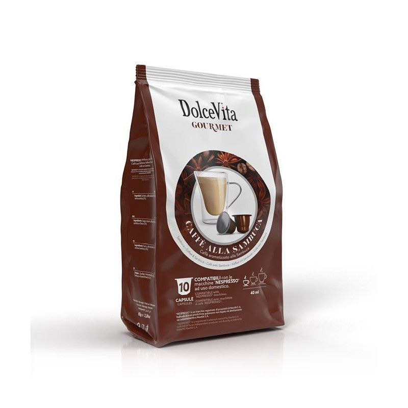 DOLCE VITA 10 CAFFE' ALLA SAMBUCA NESPRESSO