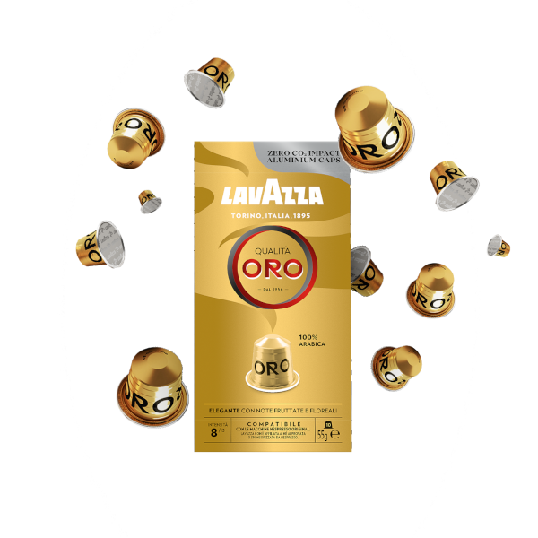 LAVAZZA QUALITÀ ORO compatibile nespresso 100 CAPSULE