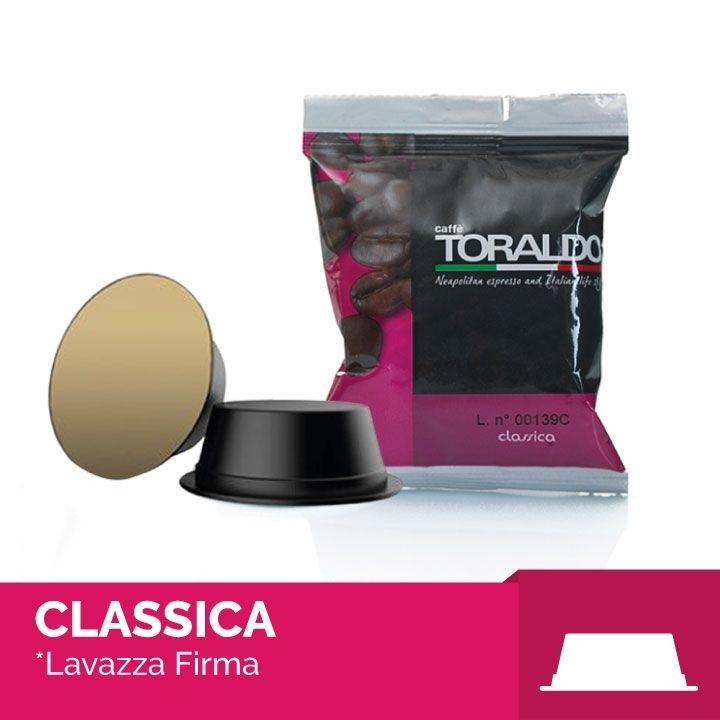 TORALDO 100 CAPSULE COMPATIBILI LAVAZZA FIRMA* - Miscela Classica