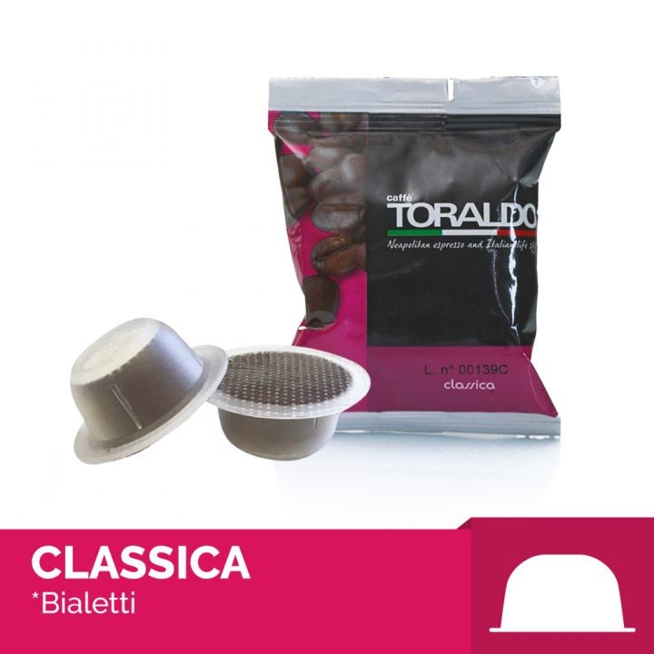 TORALDO 100 CAPSULE COMPATIBILI BIALETTI* - Miscela Classica