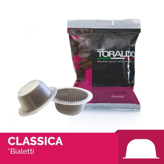 TORALDO 100 CAPSULE COMPATIBILI BIALETTI* - Miscela Classica