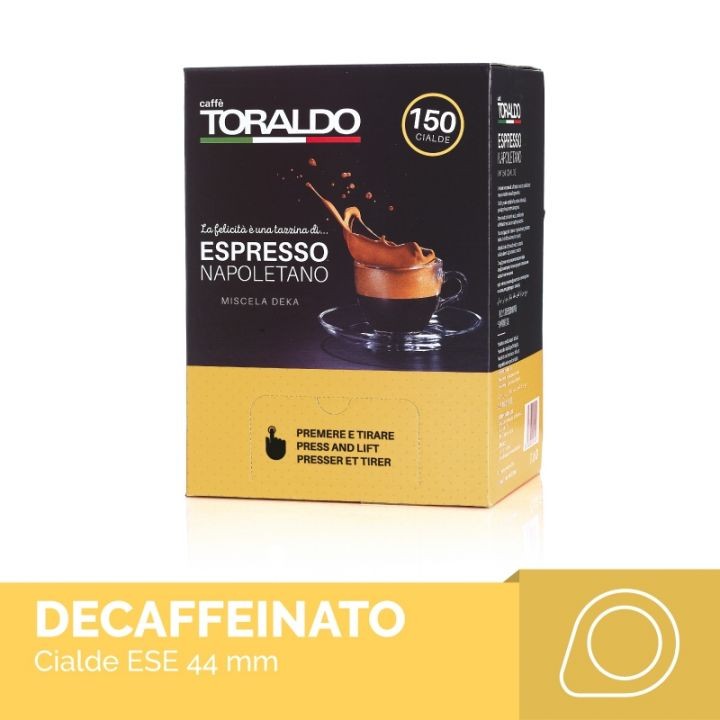 TORALDO 150 CIALDE 44 mm- Miscela Decaffeinato