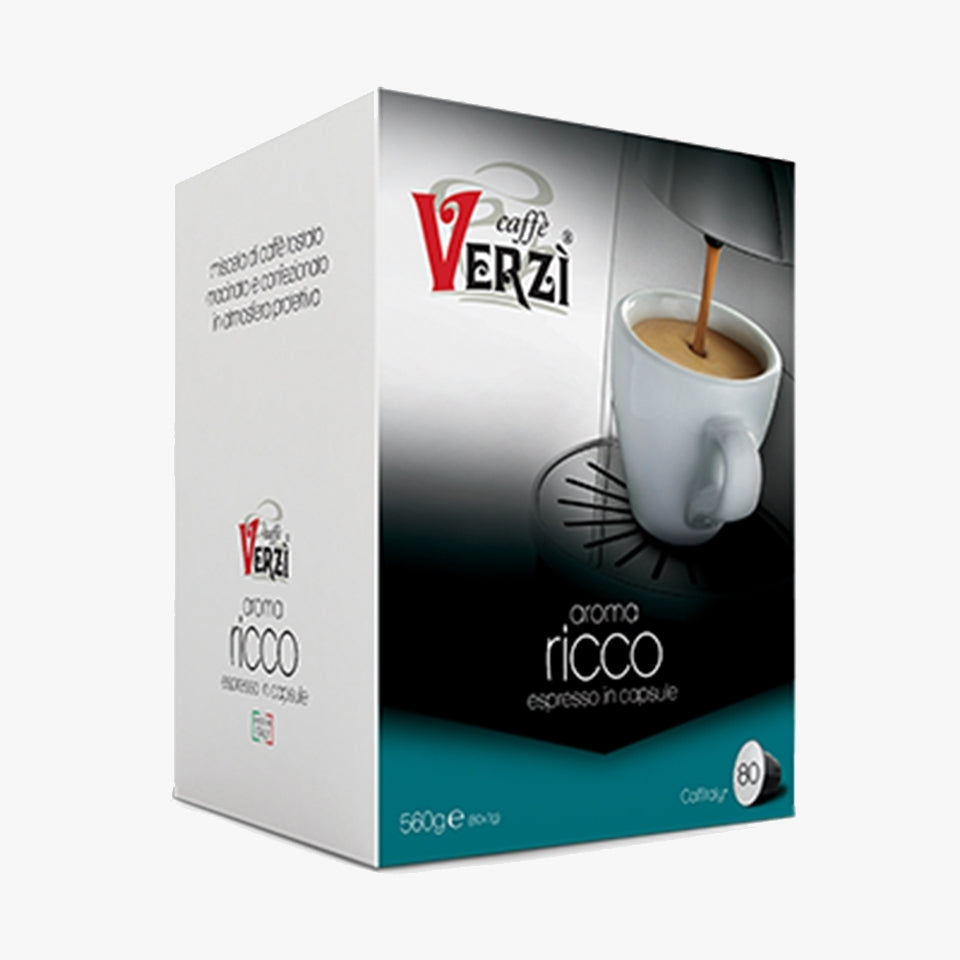 VERZI 80 CAPSULE COMPATIBILI CAFFITALY* - Miscela Ricco