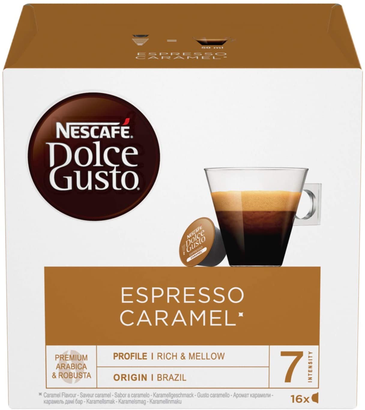 DOLCE GUSTO 16 ESPRESSO CARAMEL