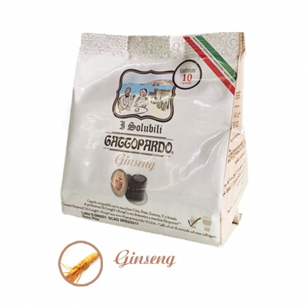 GATTOPARDO 10 SOLUBILI GINSENG NESPRESSO