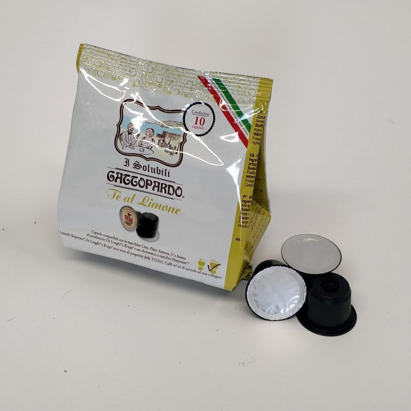 GATTOPARDO 10 SOLUBILI TE' LIMONE NESPRESSO