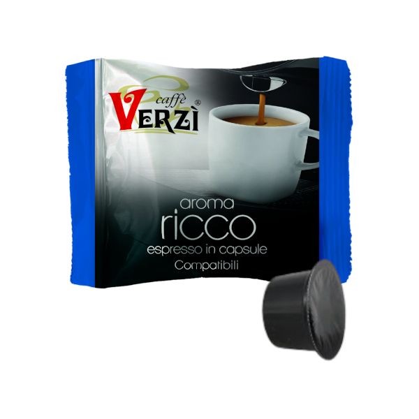 VERZÌ 100 CAPSULA COMPATIBILE LAVAZZA BLUE RICCO