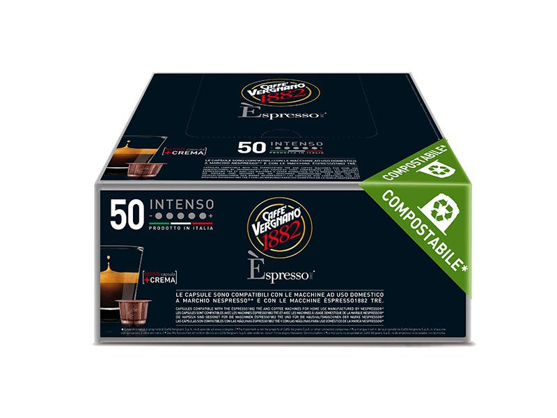 VERGNANO 50 CAPSULE COMPATIBILI PER NESPRESSO * - Miscela Intenso