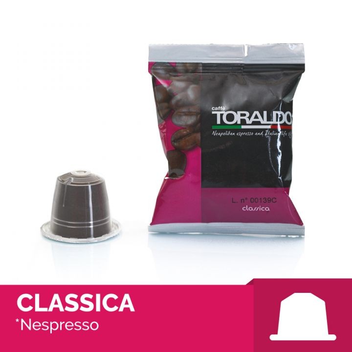 TORALDO 100 CAPSULE COMPATIBILI NESPRESSO * - Miscela Classica