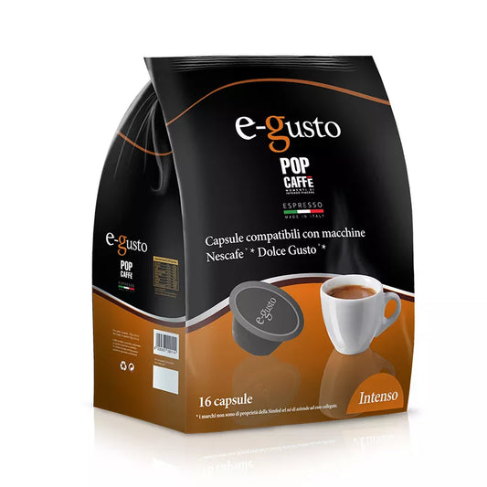 POP CAFFE' 96 CAPSULE COMPATIBILI DOLCE GUSTO - Miscela Intenso