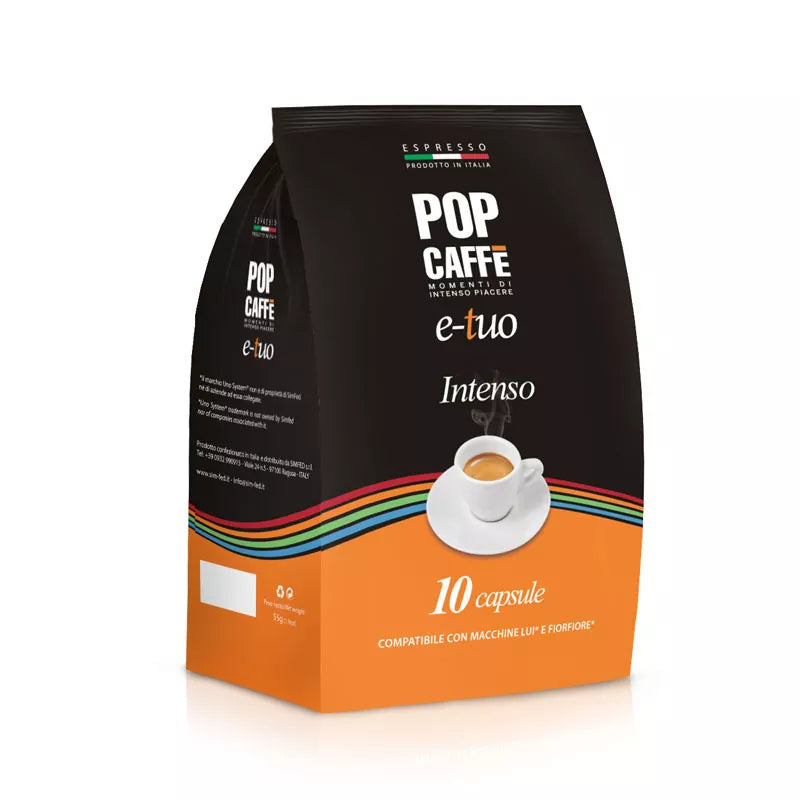 POP CAFFE INTENSO 100 CAPSULE COMPATIBILI FIOR FIORE COOP