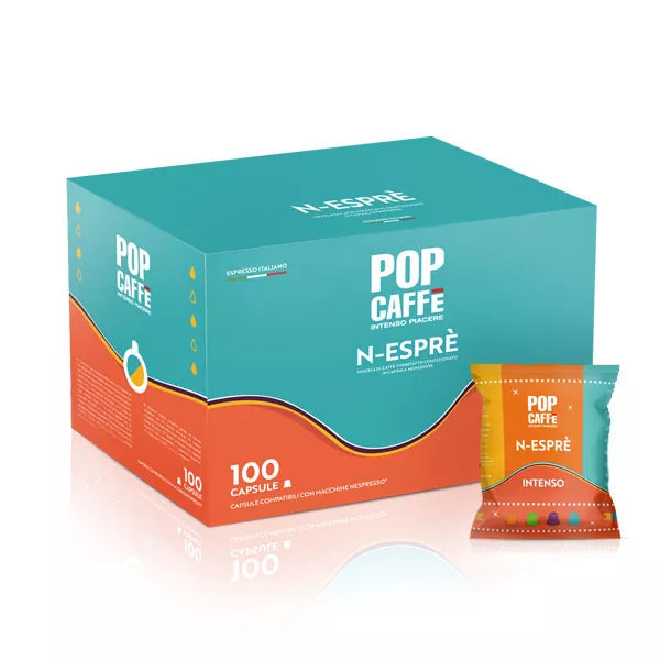 POP CAFFE' INTENSO 100 CAPSULE COMPATIBILI NESPRESSO
