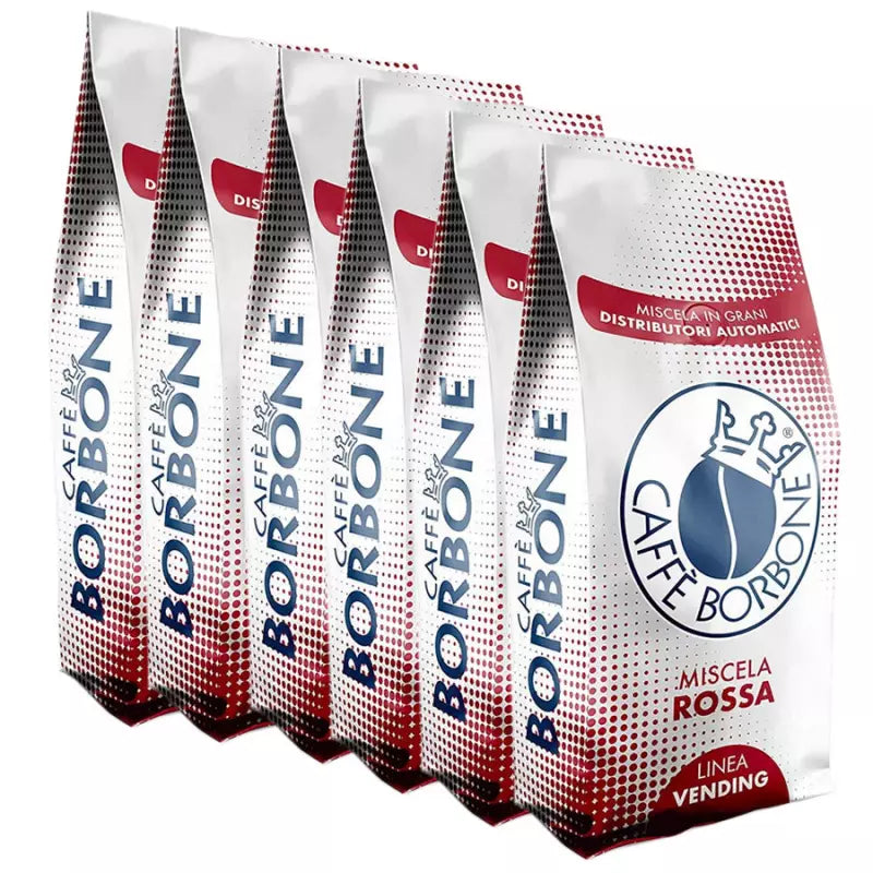 6 Kg in Grani Caffè Borbone Miscela Rossa