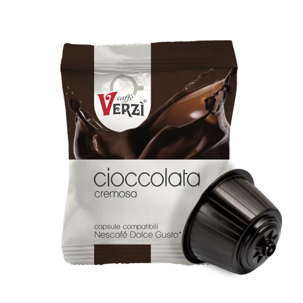 VERZI 30 Capsule CIOCCOLATA Caffè Verzì Compatibili DOLCE GUSTO