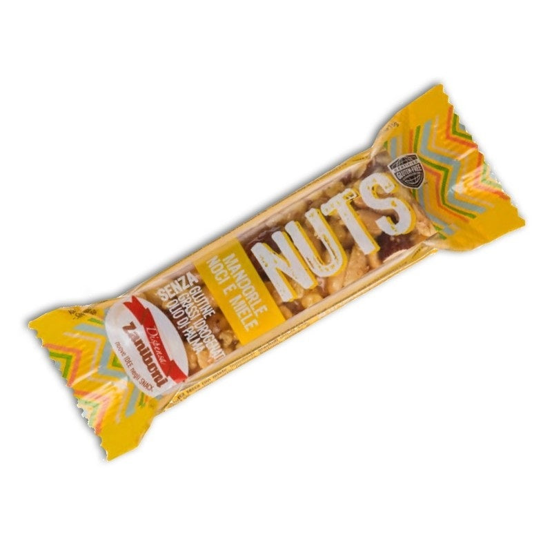 ZANIBONI. NUTS BARR MANDORLE NOCI E MIELE 35GR 20PZ