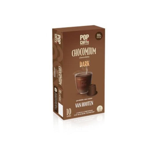 POP CAFFE 10 Capsule Nespresso Chocomium Dark