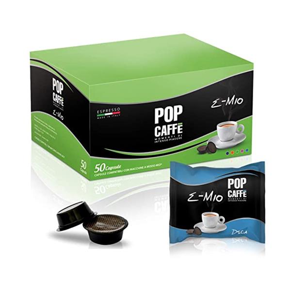 POP CAFFE 100 CAPSULE CAFFE' MISCELA DEK COMPATIBILI LAVAZZA A MODO MIO