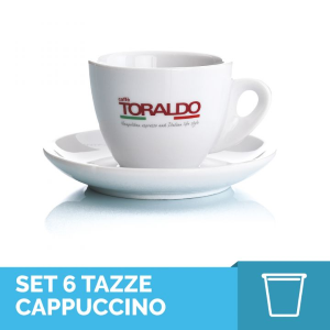 Caffè Toraldo Tazze da Cappuccino in ceramica
