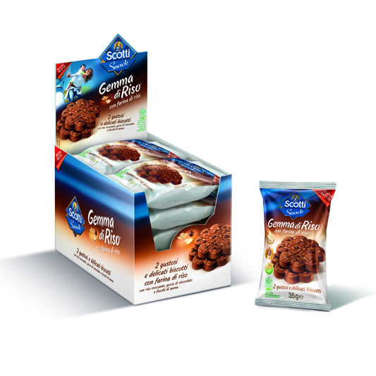 GEMME DI RISO GR 35 AL CIOCCOLATO CONF. 30 PZ