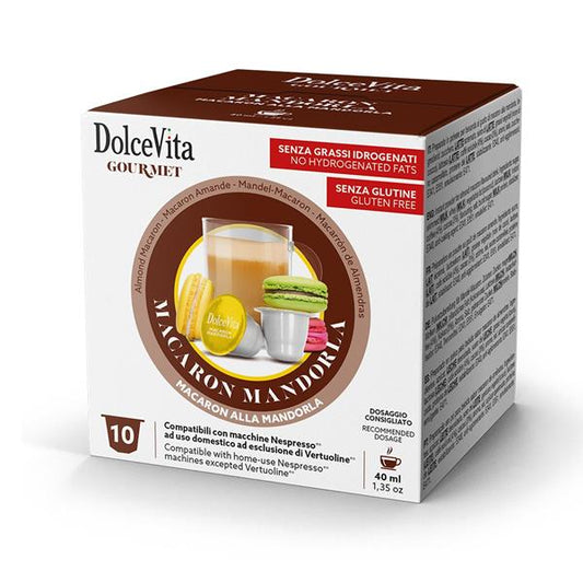 DOLCE VITA Scatola Dolce Vita Nespresso®* MACARON ALLA MANDORLA  40 pz.