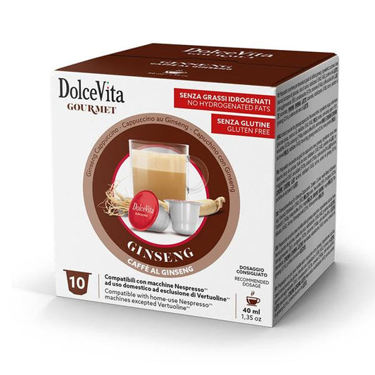 DOLCE VITA Scatola Dolce Vita Nespresso®*GINSENG DOLCE 40 pz.