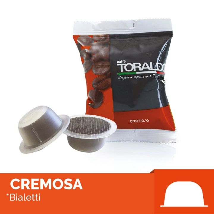 TORALDO 100 CAPSULE COMPATIBILI BIALETTI* - Miscela Cremosa