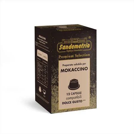 SANDEMETRIO 12 CAPSULE MOKACCINO COMPATIBILE DOLCE GUSTO