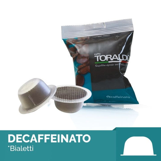 TORALDO 100 CAPSULE COMPATIBILI BIALETTI* - Miscela Decaffeinato