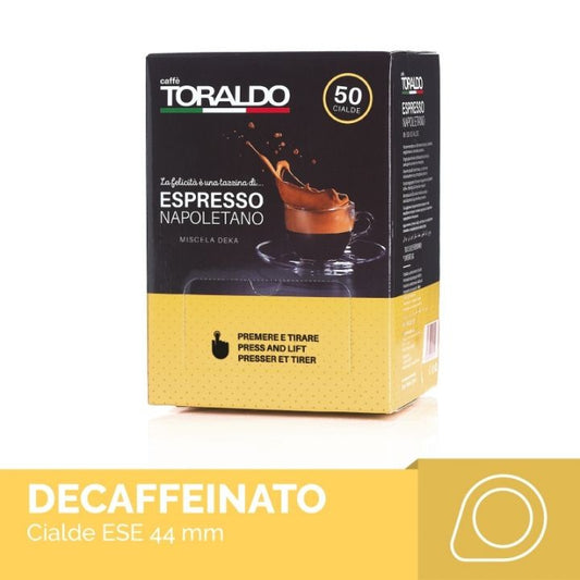 TORALDO 50 CIALDE  44 mm- Miscela Decaffeinato