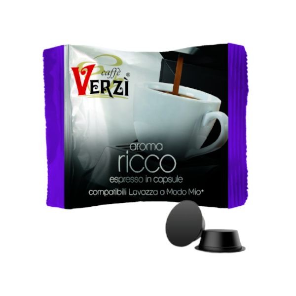 VERZÌ 100 CAPSULE COMPATIBILE A MODO MIO RICCO