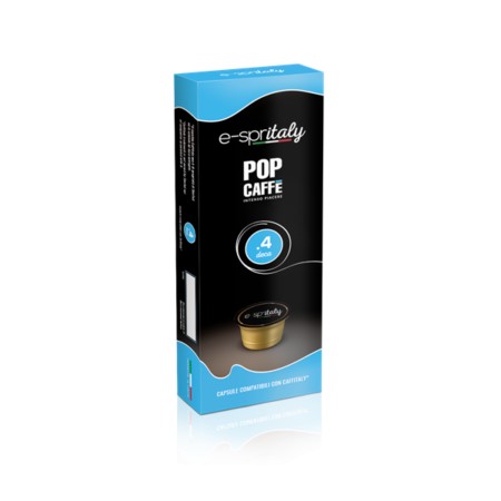 POP 100 CAPSULE COMPATIBILI CAFFITALY* - ESPRITALY 4 DECAFFEINATO