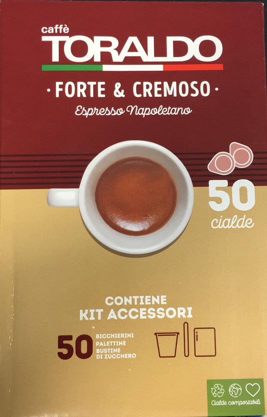 TORALDO 50 CIALDE 44mm * - Miscela Forte e Cremoso