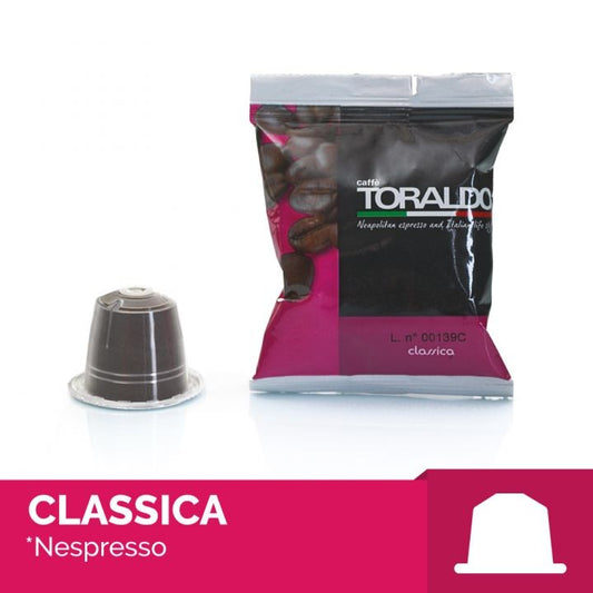 TORALDO 100 CAPSULE COMPATIBILI NESPRESSO * - Miscela Classica