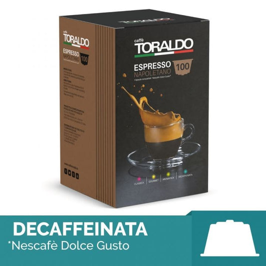 TORALDO 100 CAPSULE COMPATIBILI DOLCE GUSTO* - Miscela Decaffeinato