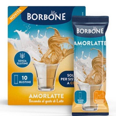 Borbone 10 bustine AmorLatte 12g solubile