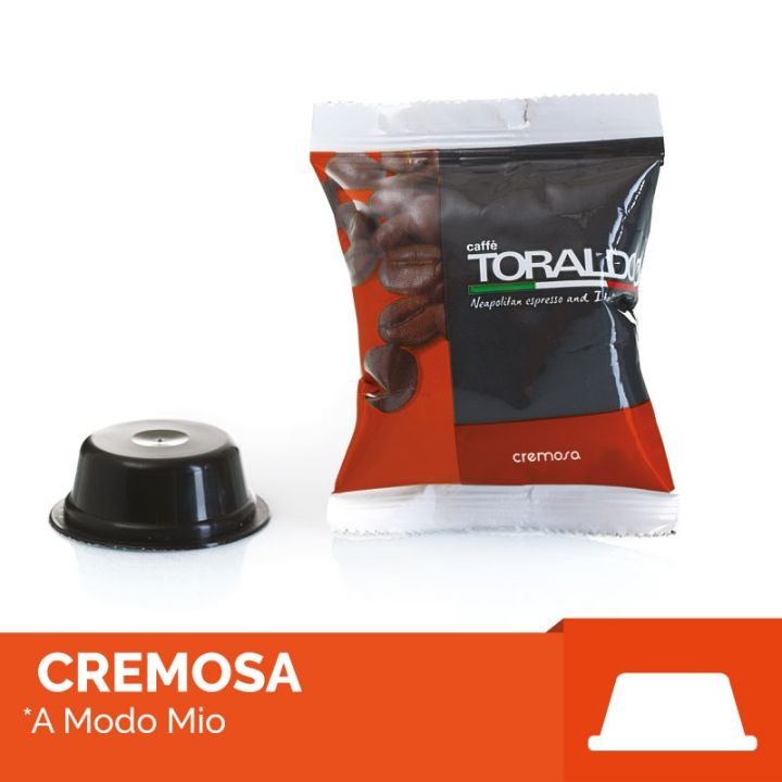 TORALDO 100 CAPSULE COMPATIBILI A MODO MIO* - Miscela Cremosa