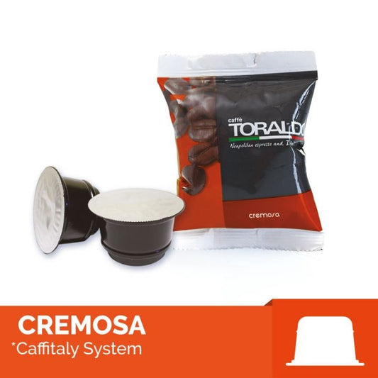 TORALDO 100 CAPSULE COMPATIBILI CAFFITALY* - Miscela Cremosa